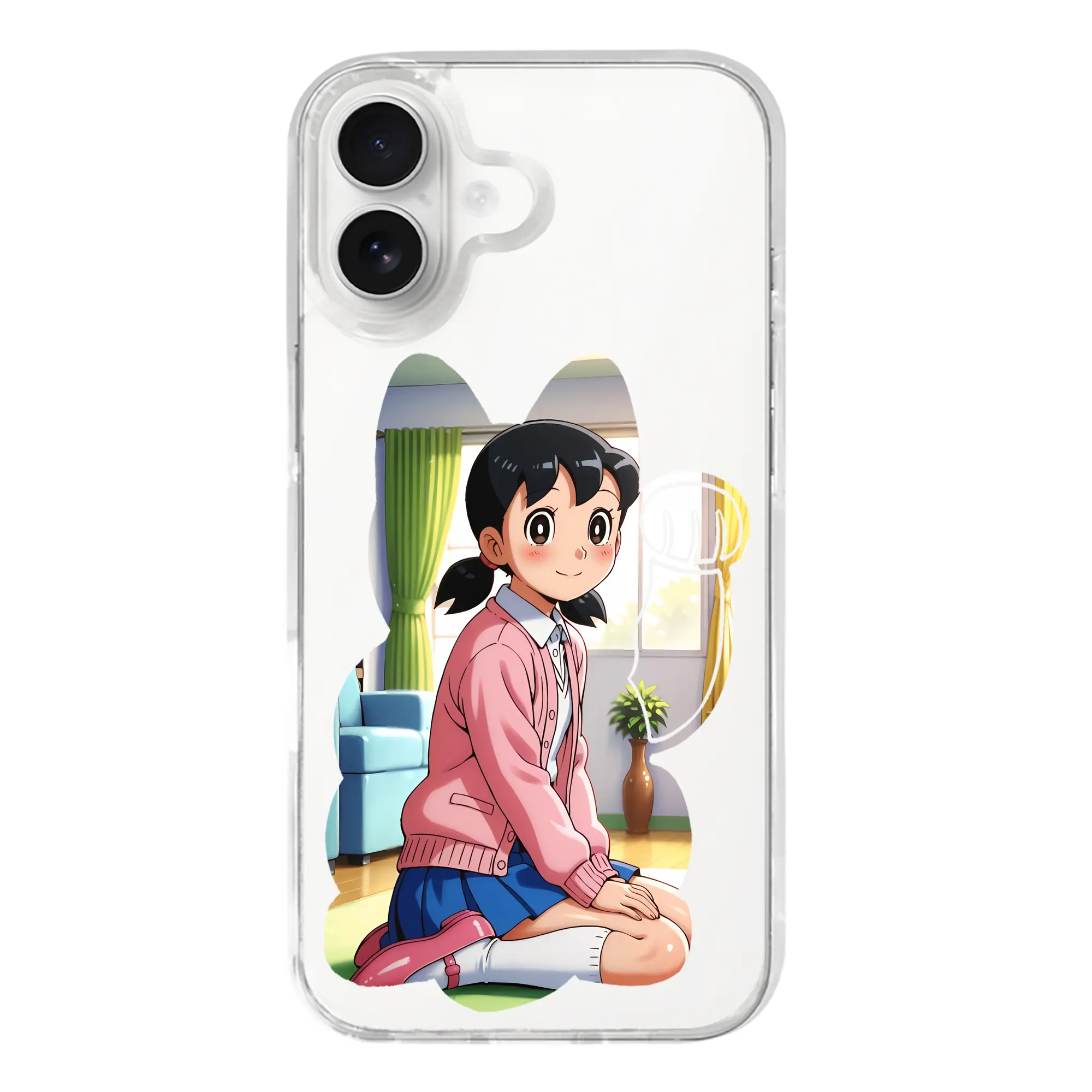 ドラえもん グッズ 源 静香 - iPhone 17シリーズ 透明スマホケース – 薄型・耐衝撃・精密フィット保護カバー